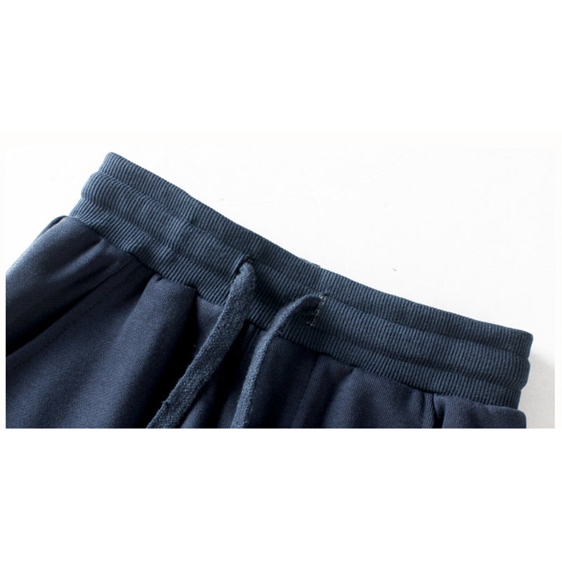Boys Navy Blue Slim Fit Joggers