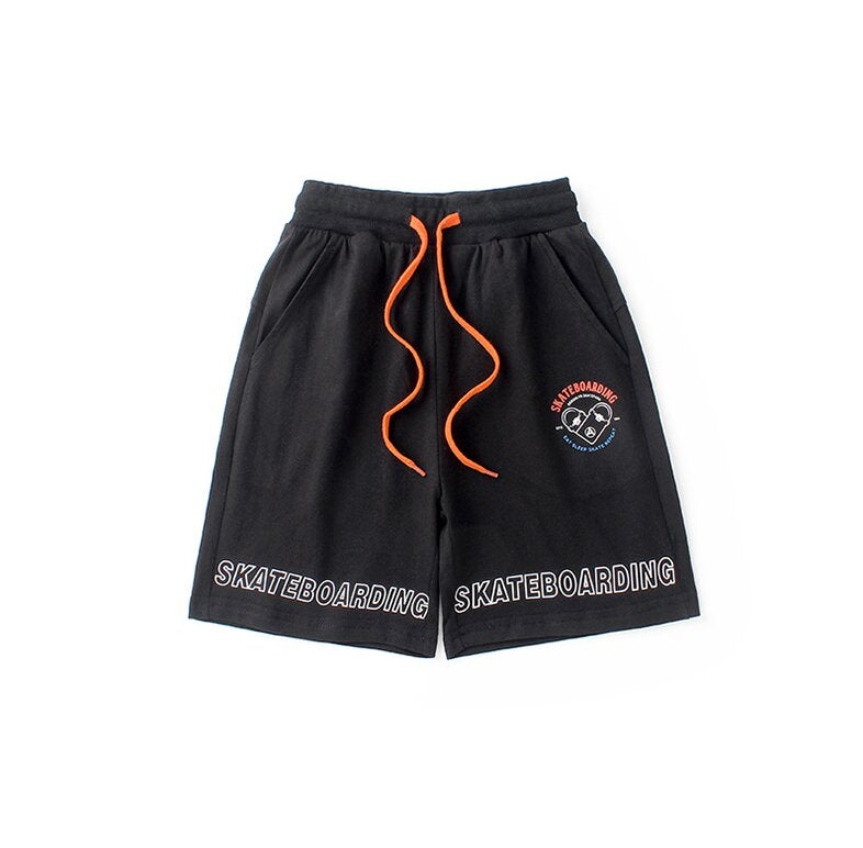Boys Loose Fit Cotton Shorts