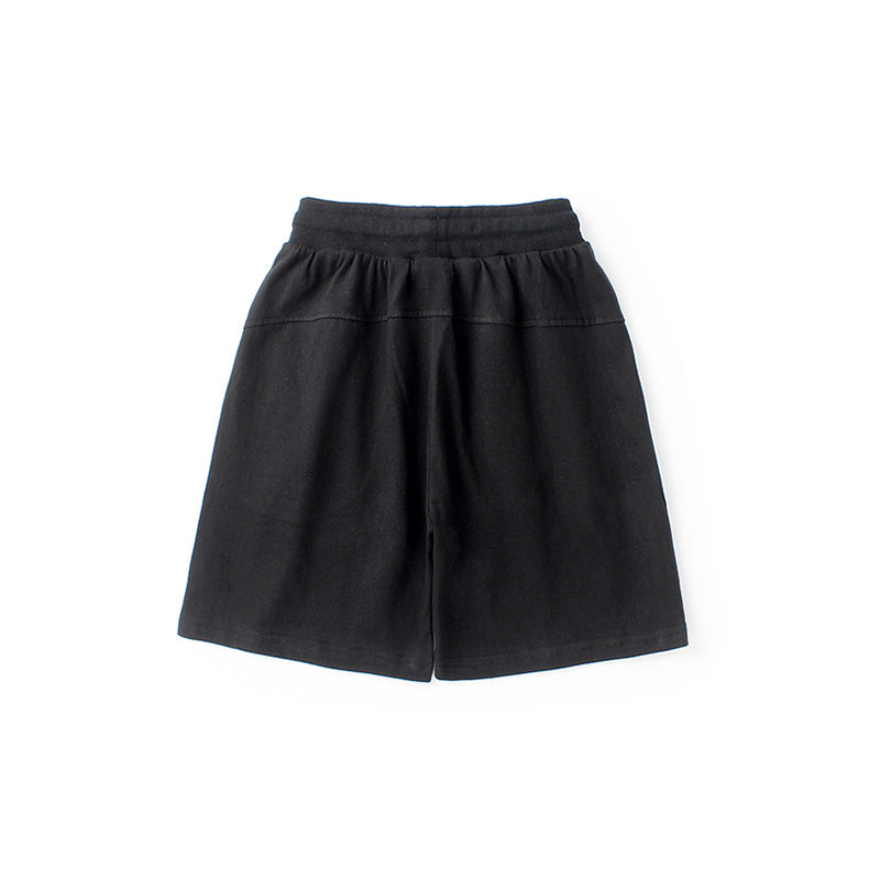 Boys Loose Fit Cotton Shorts
