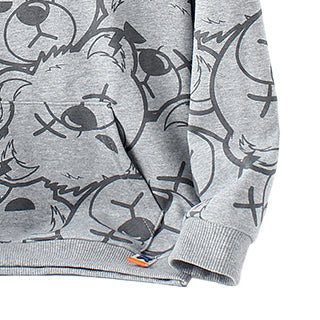 Boys Printed Cotton Hooded Pullover Sweatshirt