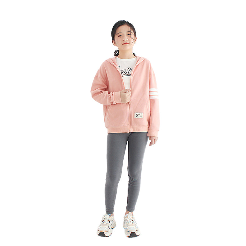 Girls Floral Colourblocked Cotton Longline Tailored Jacket with Patchwork