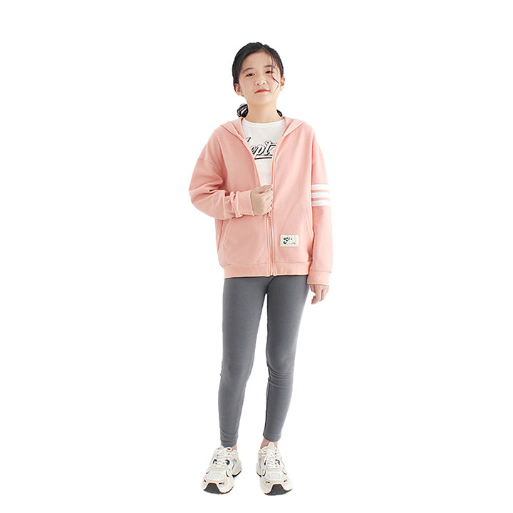 Girls Floral Colourblocked Cotton Longline Tailored Jacket with Patchwork