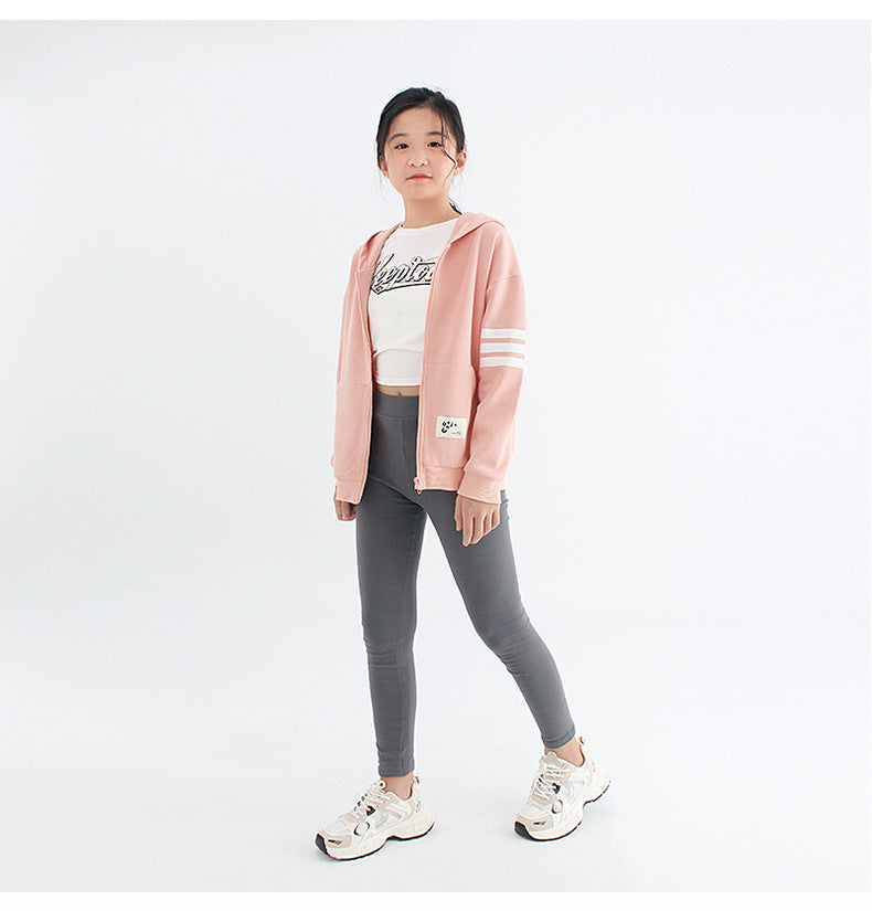 Girls Floral Colourblocked Cotton Longline Tailored Jacket with Patchwork