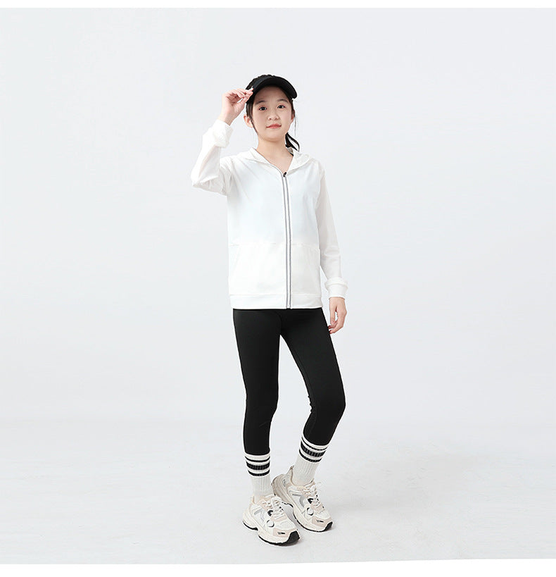 Girls Hooded Bomber Jacket