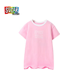 Girls Printed T-shirt Dress