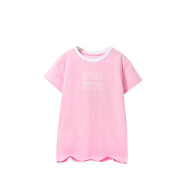 Girls Printed T-shirt Dress