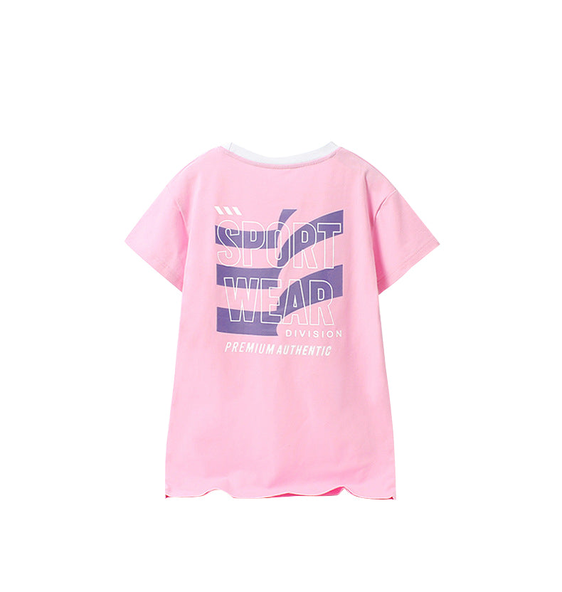 Girls Printed T-shirt Dress