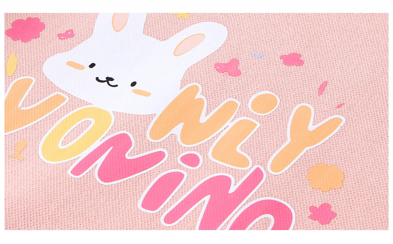 Girls Printed Cotton Pullover Sweatshirt