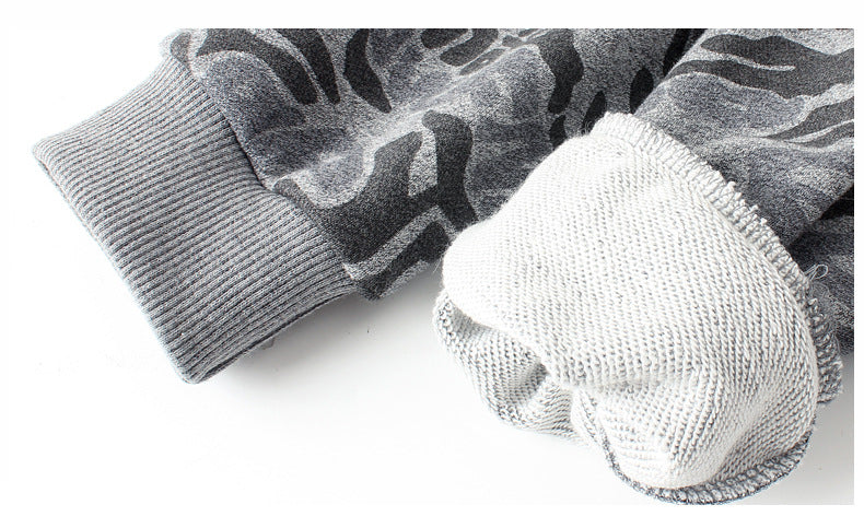 Boys Grey Typography Printed Embroidered Detail Pullover