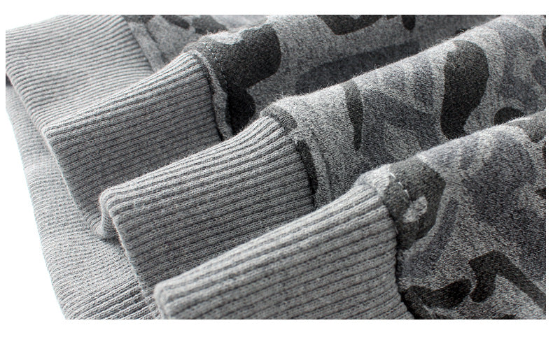 Boys Grey Typography Printed Embroidered Detail Pullover