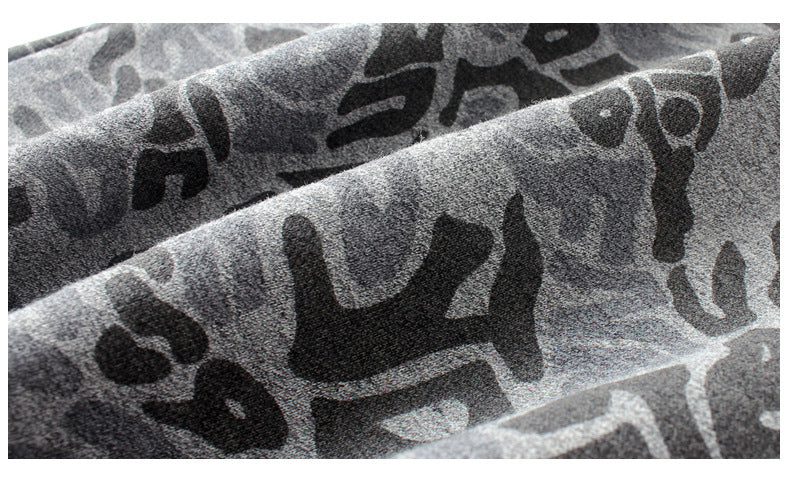 Boys Grey Typography Printed Embroidered Detail Pullover