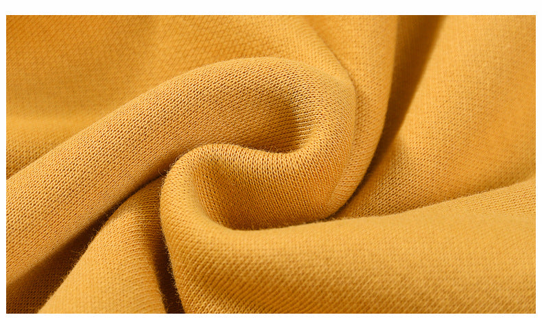 Boys Yellow Round Neck Cotton Sweatshirt