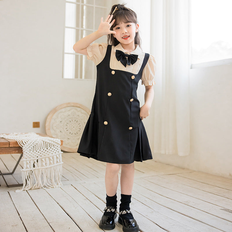 Puff Sleeves A-Line Dress