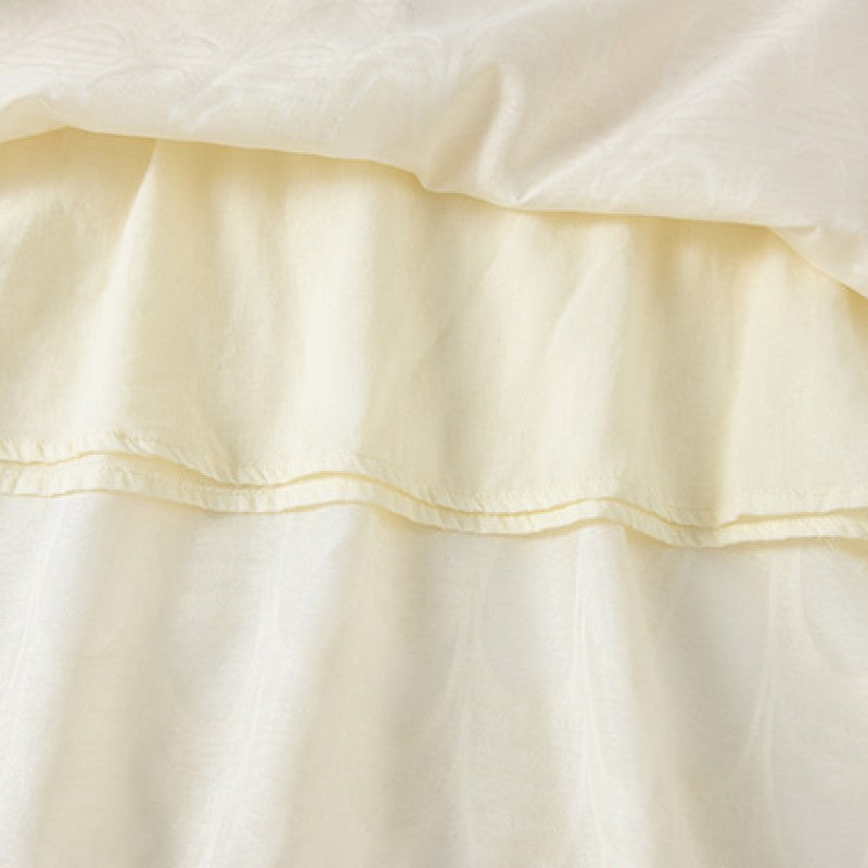 Puff Sleeve A-Line Dress