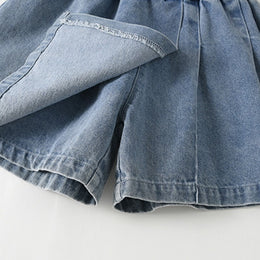 Girls Pure Cotton Top with Skirt