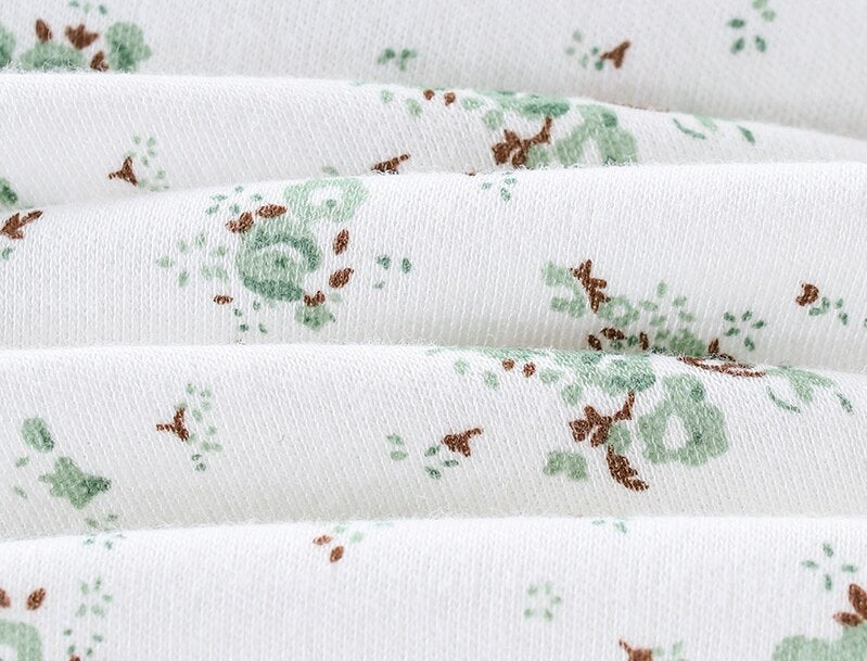 Infant Girls Printed Cotton Rompers