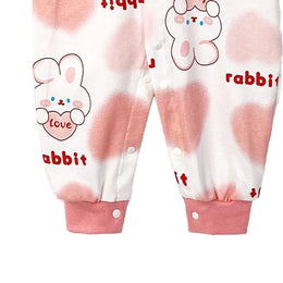 Infant Girls Conversational Printed Cotton Romper