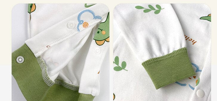 Infant Boys Printed Cotton Romper