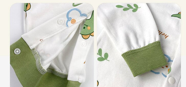 Infant Boys Printed Cotton Romper