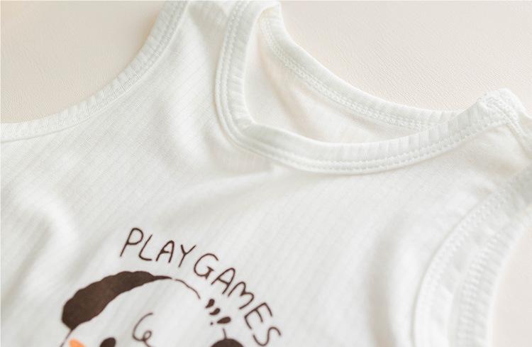 White Infants Boys Printed Cotton Bodysuit