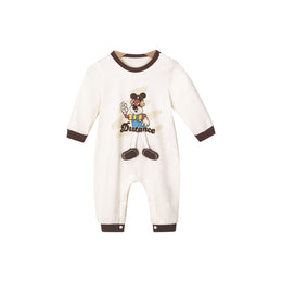 Boys Printed Cotton Rompers