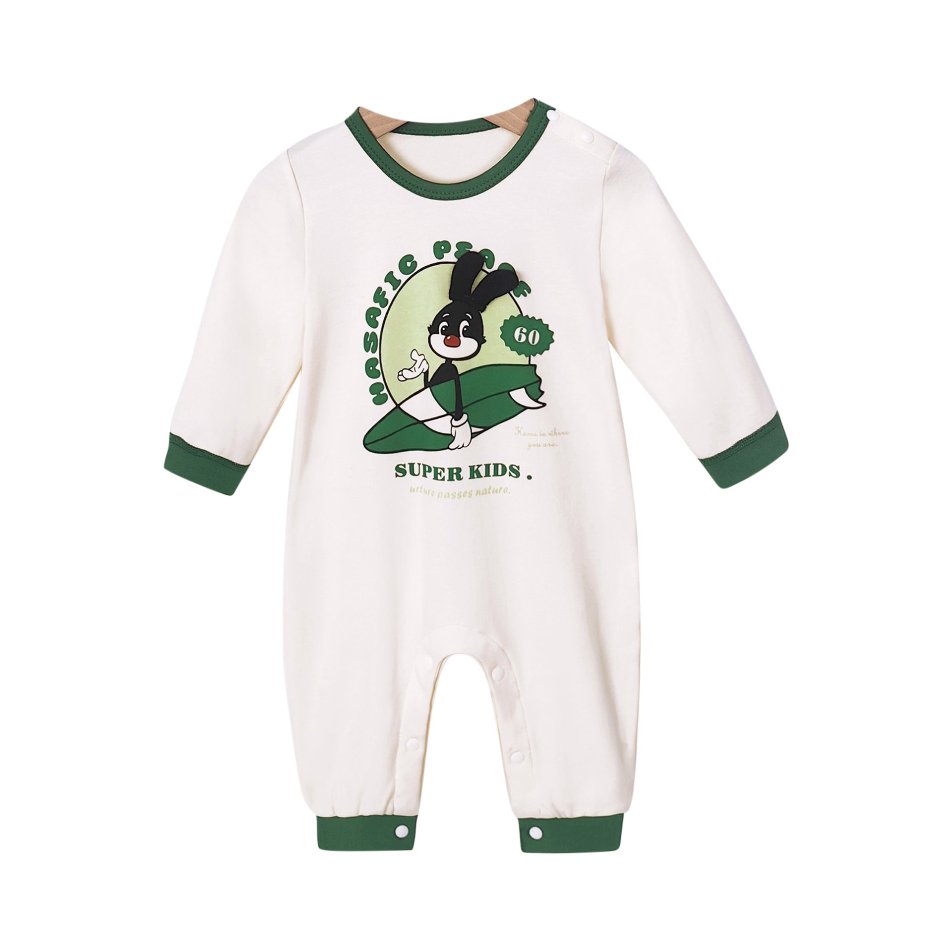 Infants Boys Printed Cotton Rompers