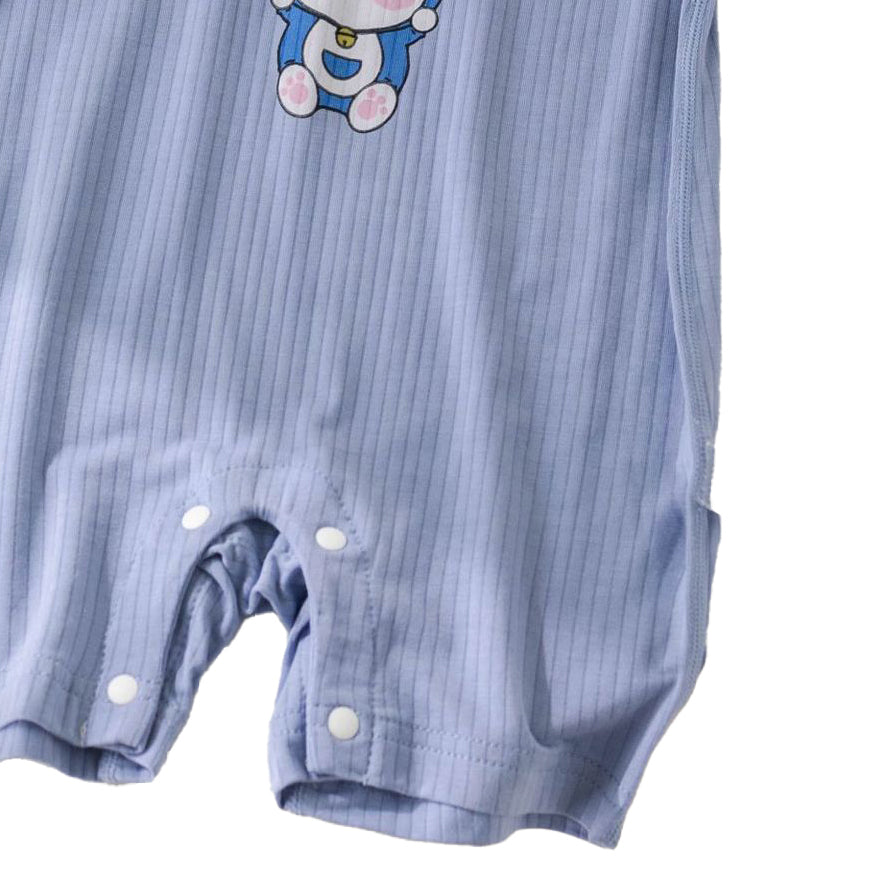 Boys Graphic Printed Round Neck Cotton Rompers