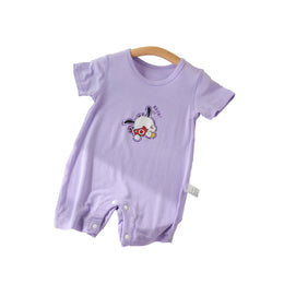 Boys Graphic Printed Round Neck Cotton Rompers