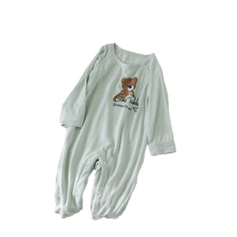 Boys Graphic Printed Round Neck Cotton Rompers