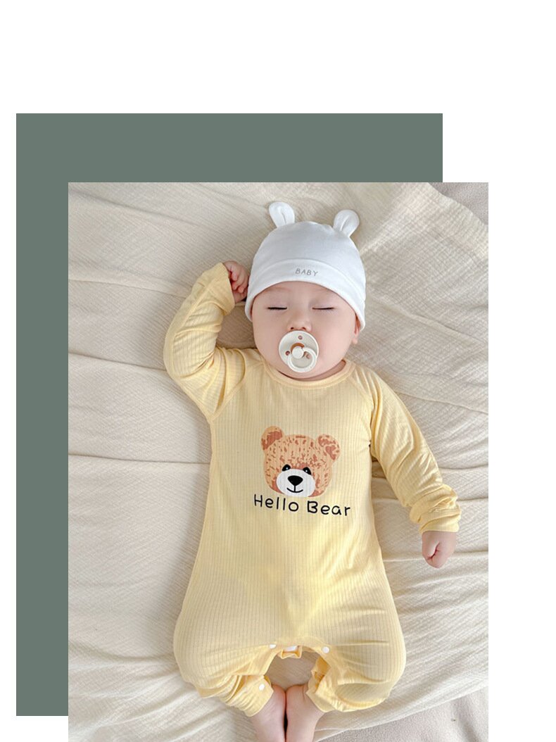 Boys Graphic Printed Round Neck Cotton Rompers