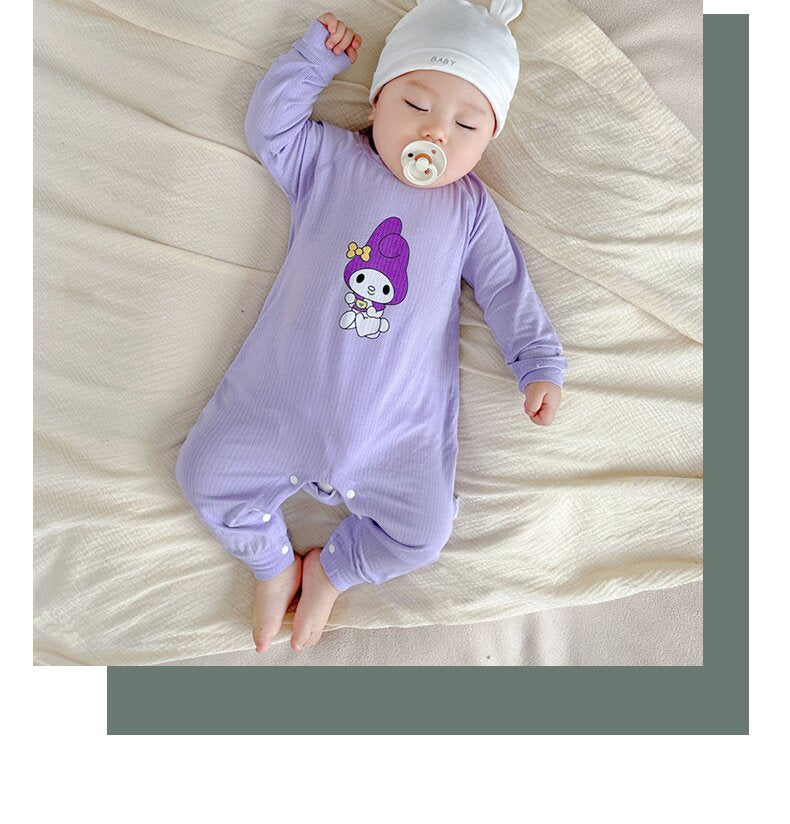 Boys Graphic Printed Round Neck Cotton Rompers
