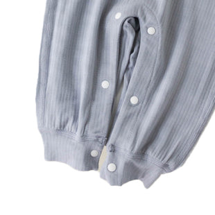 Infant Boys Printed Round Neck Rompers