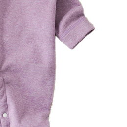 Infant Girls Purple Cotton Romper