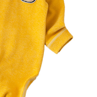 Infant Boys Yellow Cotton Romper