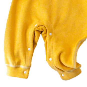 Infant Boys Yellow Cotton Romper