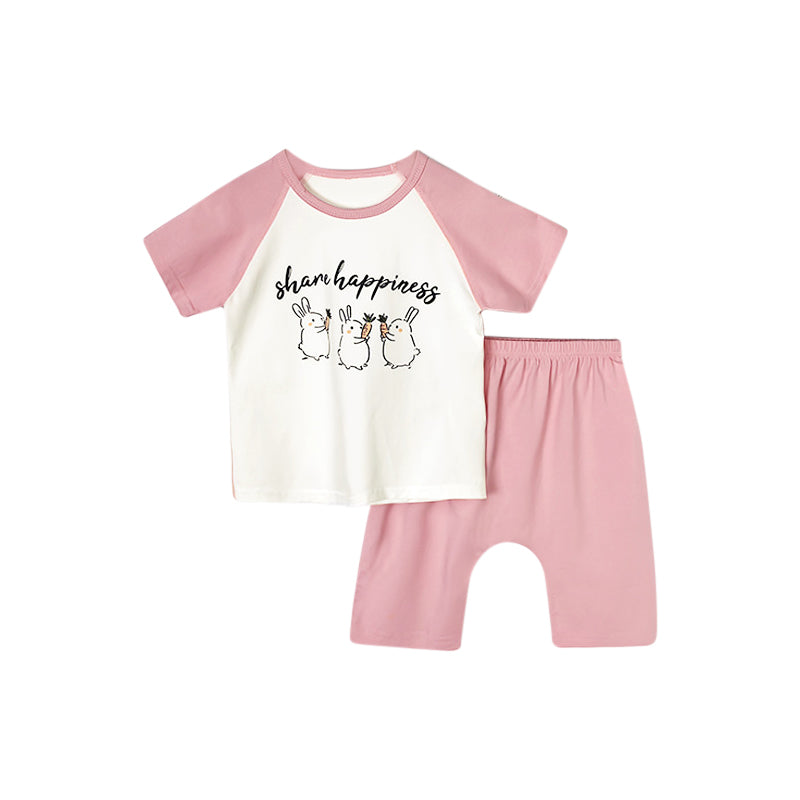 Printed T-shirt and Shorts Set