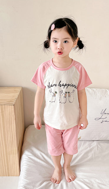 Printed T-shirt and Shorts Set