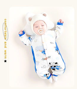 Infants Boys White Printed Rompers