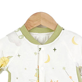 Infant Boys Green Printed Rompers