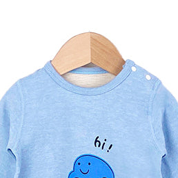 Infants Boys Graphic Printed Cotton Rompers
