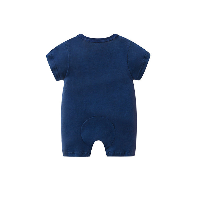 Infant Boys Printed Cotton Romper
