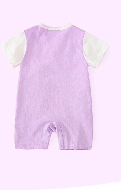 Infants Girls Printed Cotton Rompers