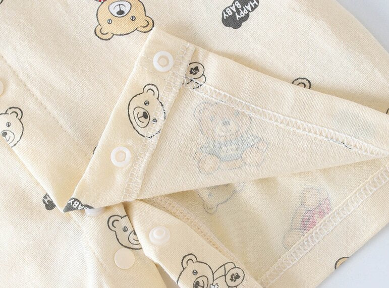 Infant Boys Printed Cotton Romper