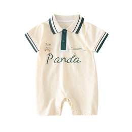 Infants Boys Printed  Cotton Rompers