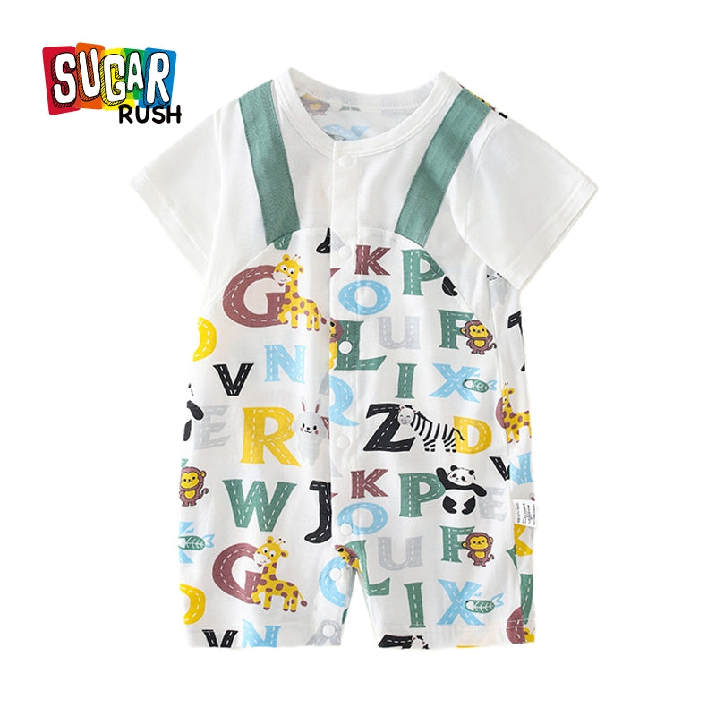 Infant Boys Printed Romper