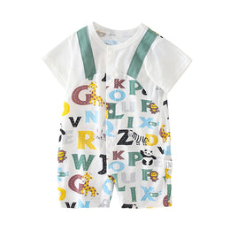 Infant Boys Printed Romper