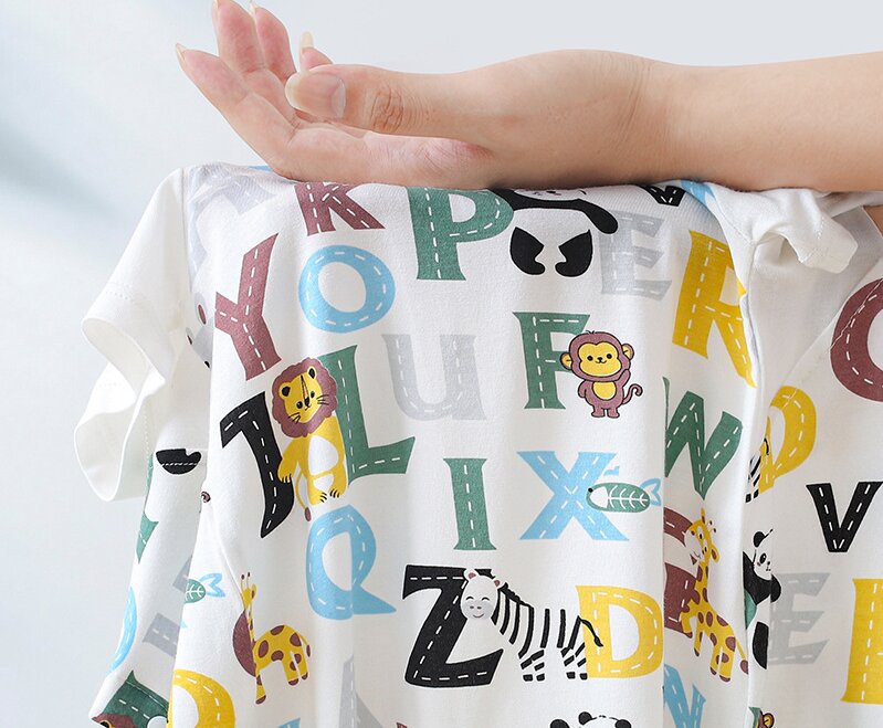 Infant Boys Printed Romper
