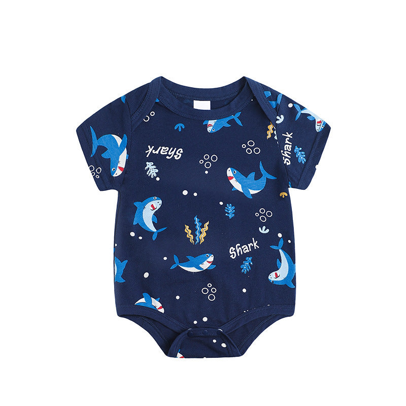 Boys Printed round Neck Bodysuit