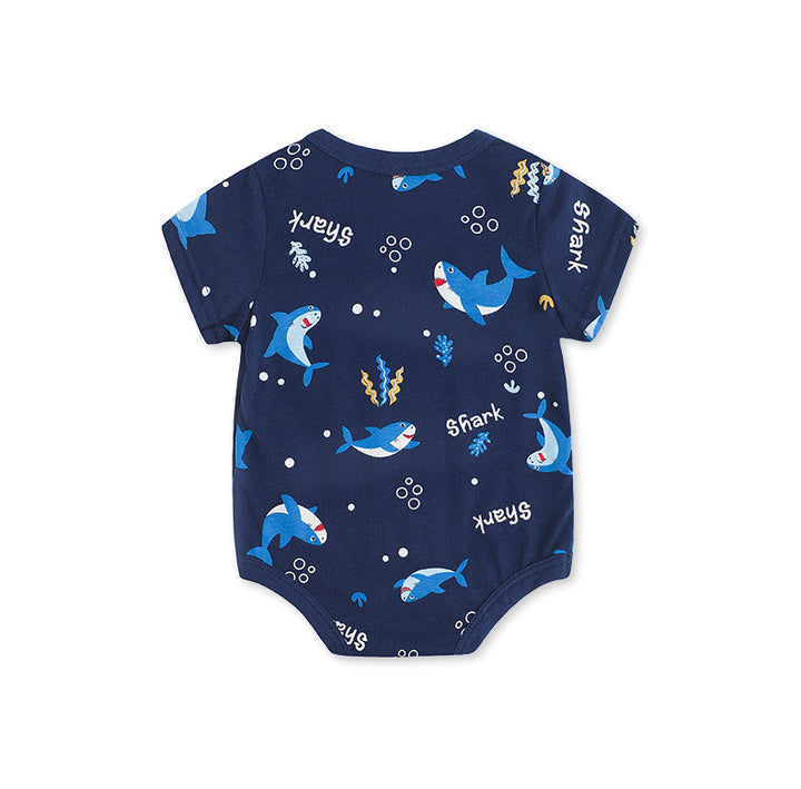 Boys Printed round Neck Bodysuit