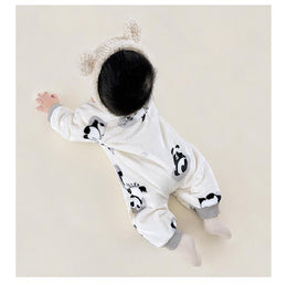 Infant Boys Grey Graphic Printed Rompers